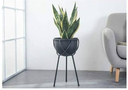 Acrylic Design Art Round Three Leg Planter stand Plant Container Set