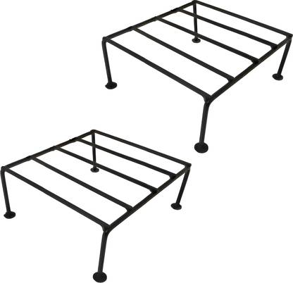 AgriCraft Modern Indoor & Outdoor Iron Planter Stand/ Flower Pot Stand, Metal Plant Stand Plant Container Set