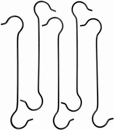 SIRAAJ&SONS Hooks for Hanging Plants (Pack of 5)- Heavy Duty Long S Hanging Hooks Plant Container Set