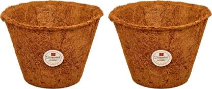 Cocogarden The Natural Coir Fibre Flower Coco Pot Plant Container Set