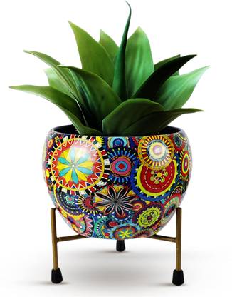 Cinagro MetalFlowerPlanterPot-ZenBloomStylePotsforPlants,HomeDecoration Plant Container Set