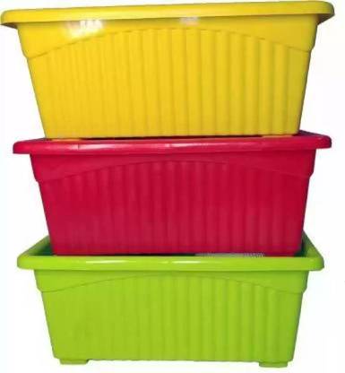 Ramanuj 14inch Jupiter RectangularPots for WindowDisplay,Garden,VegetableTray Plant Container Set