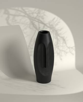 TheWorkshops LONG FACE|24 inch|SOLID BLACK|Best Quality Planter| Plant Container Set