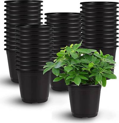 RSAL 6Inch Seedling Pots with Plant Label for Flowers, Succulents, Seedlings Cuttings Plant Container Set