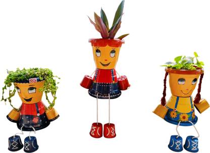 LITOSE 3Teen Buddies Decorative Plant Pots Plant Container Set