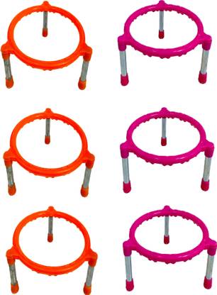 Mohit Plastic Versatile Pot Display| Plastic Matka Stand Solution Plant Container Set