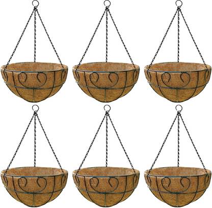 Garden King Half Moon hanging basket Plant Container Set
