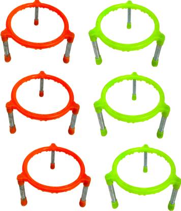 Mohit Plastic Organize in Style| Plastic Matka Stand for Home Decor Plant Container Set