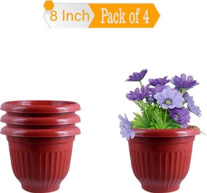 Zobby Flower Pots for Home & Balcony Garden | Planters for Home Plants | Terrace Pots Plant Container Set