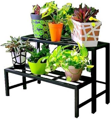 Belear A-18 2 Step Plant Stand Multiple Flower Pot, Garden Home Indoor Outdoor Balcony Plant Container Set