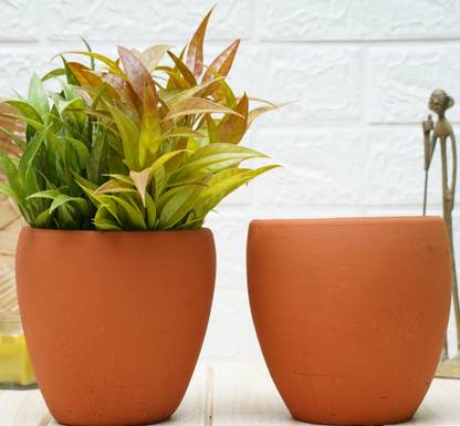 GOLD DUST clay pot for plants, earthen pot for plants, terracotta pots Plant Container Set