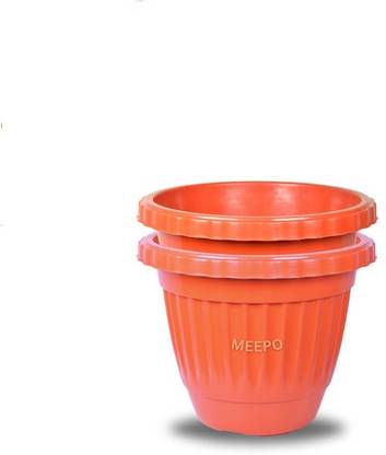 Meepo Round Planter Pot Plant Container Set