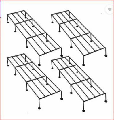 Sunwati SET OF 4 PLANTER STAND Plant Container Set Plant Container Set