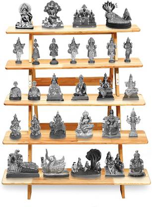 Solvd-in-box 5 Step Navarathri Golu Stand Kolu Padi ,Flower Pot Plant Stand Plant Container Set