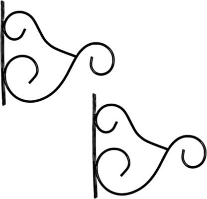 insignia decor Metal Plant Hanger Brackets for Wall Hanging Planters, Pots and Hanging Items Plant Container Set