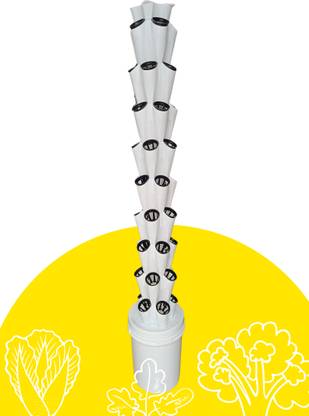 RIO3D Nova 40 Planter Hydroponic Aeroponic Tower for Home use Plant Container Set