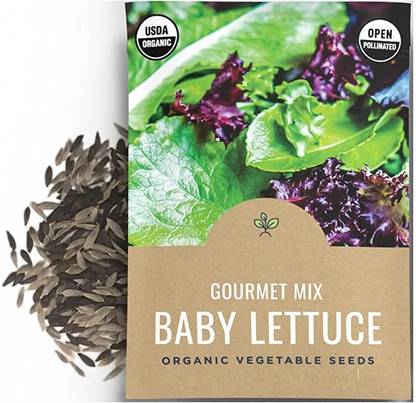VibeX XL-12 - Gourmet Baby Lettuce Blend - (150 Seeds) Seed