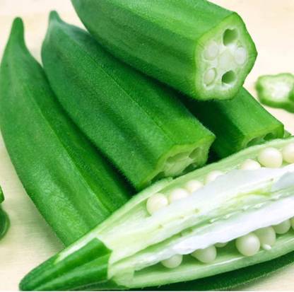 Biosnyg Abelmoschus Esculentus Okra Most Popular Okra on The Market-200 x 1000 Seeds Seed