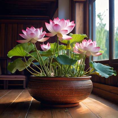 Silba Beautiful, Water Lotus Seeds, Mixed Color Bloom Seed