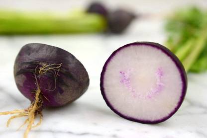 VibeX NBIR-25 - Purple Plum Radish - (750 Seeds) Seed