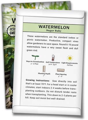 Biosnyg GUA-96 Sugar Baby Watermelon Seed-[200 Seeds] Seed