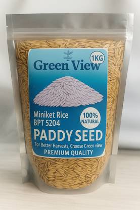 Green view Miniket Rice BPT 5204 (Samba Mahsuri) Variety Seed