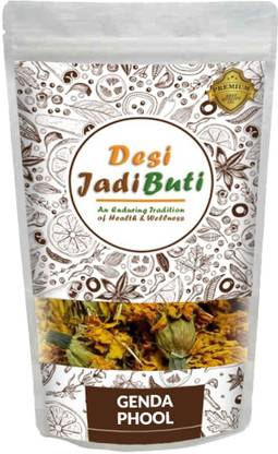 Desi Jadi Buti GENDA PHOOL (Dried) – MARIGOLD FLOWER – ORNAMENTAL MARIGOLD FLOWER