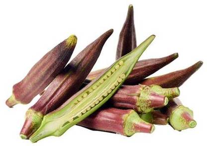 Aywal Ladyfinger Red Okra (Bhindi/Bhendi) Seed