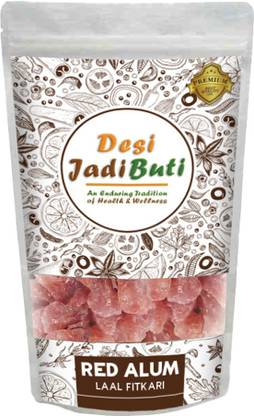 Desi Jadi Buti Alum Red |fitkari Laal | Laal Phitkari | Potash Alum | Potassium Alum(100)