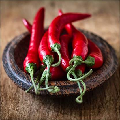 Biosnyg ROX-13 Thick Cayenne Chile Pepper (Capsicum annuum)-[800 Seeds] Seed