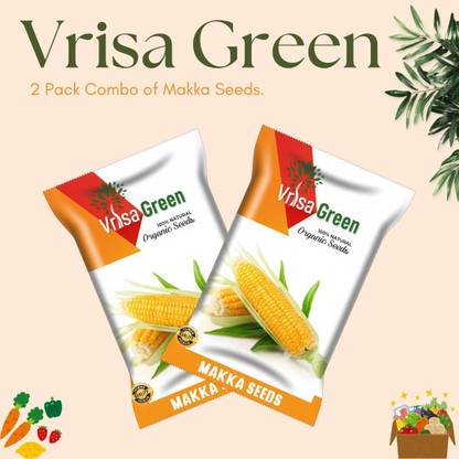 Vrisa Green High-Quality Makka Seeds for Healthy and Abundant Harvests Seed