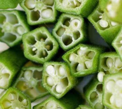 greenfarm NCV- Long Okra Seeds /Bhindi Seeds , Best Quality , 240 X Seeds , TFG98 Seed