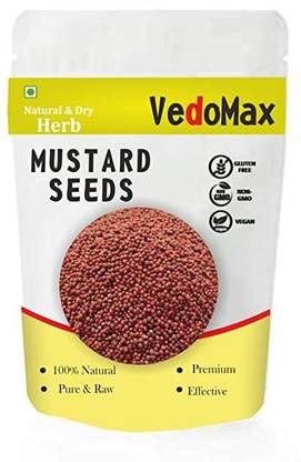 VedoMax Red Mustard Seeds - Chhoti Rai Seeds - Sarso Dana - Rai dana - 200 GM Seed