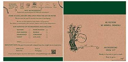 DIOART XXX-52- Microgreens Grow Kit - Pink Radish Seed