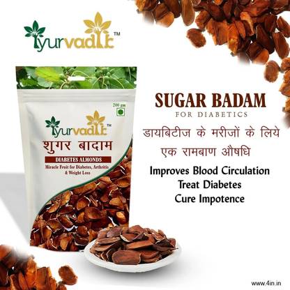 iyurvadik Iyurvadik sky fruit seed, 200 gm| Sugar Badam | kadwa badaam Seed