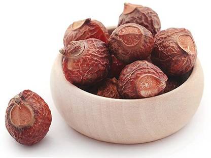 SM Exports Dried Raw Whole Reetha Nuts Aritha Herbal Soap Nuts - 250g per pack. Seed