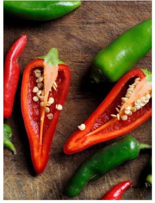 greenfarm NXZ- Chilli Seeds / Mirchi Seeds / Best Quality , 300 X Seeds ...