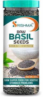Srishma BASIL SEEDS, SABJA SEEDS, FALOODA, TAKMARIYA Seed