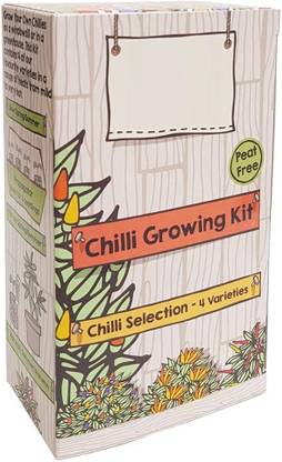 CYBEXIS Chilli Growing Kit: 4 of Our Favourite Chilli Varieties Seed