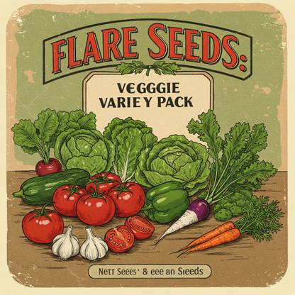 FLARE SEEDS Grow Your Own Vegetable Seeds Garden 45 Varieties Seed