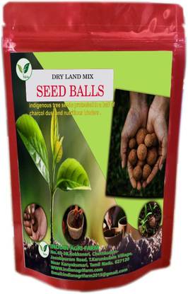 IAgriFarm Seed Balls Just Throw & Grow - Tree Seed Balls Pack 100 Balls Seed