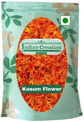 Indias Creation Kusum Flower, Phool Kusum, Safflower, Schleichera Oleosa, Raw Herbs, Single Herb Seed