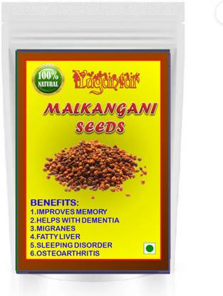 YUGANTAR MALKANGNI BEEJ - JYOTISHMATI SEEDS - CELASTRUS PANICULATUS 100 GM Seed