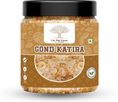 on the farm Gond Katira | Natural Cooling Edible Gum | Hydrating & Body-Cooling Herb Seed