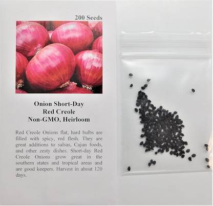 Qualtivate XXX-2A Onion Short-Day Red Creole Seed