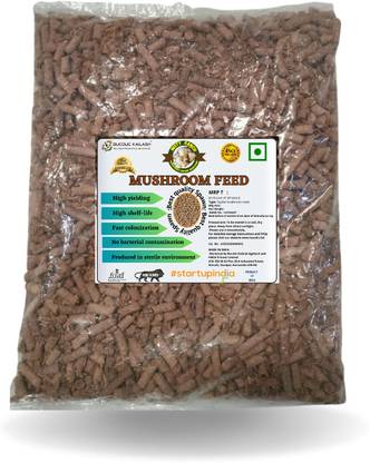 Bucolic Feed& packaging material combo, Mushroom farming, oyster Mushroom farming combo Seed