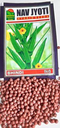 NAV JYOTI HYBRID SEEDS Nav Jyoti Radhika Bhendi(Okra) Hybrid seeds Seed