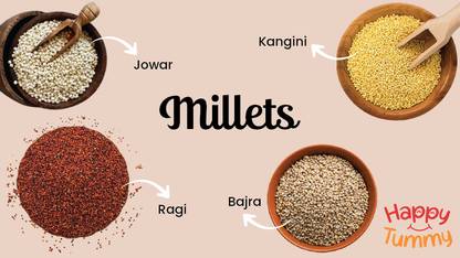 kotaliya Bajra (200g), Jowar (200g), Ragi (200g), kangini (200g), Unpolished Mixed Millet Seed