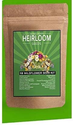CYBEXIS Wildflower Bundle - 18 Wildflower Mix Set Seed