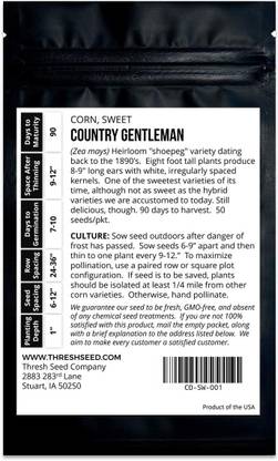 WILLVINE SCI -II Country Gentleman Sweet Corn-[100g] Seed